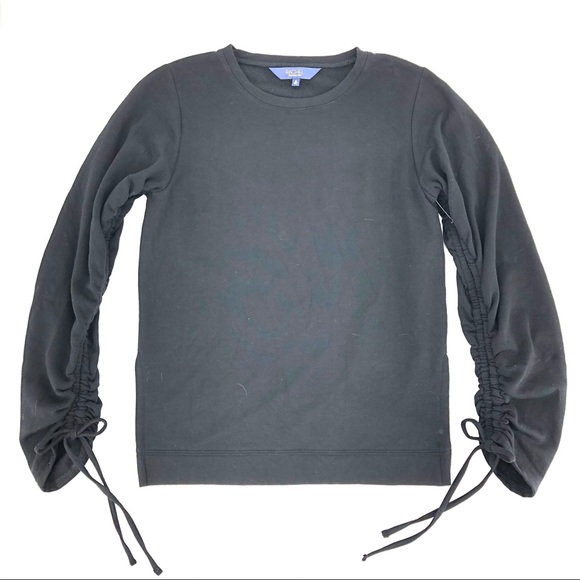 RACHEL Rachel Roy Tops - RACHEL Rachel Roy Black Crew Neck Sweatshirt